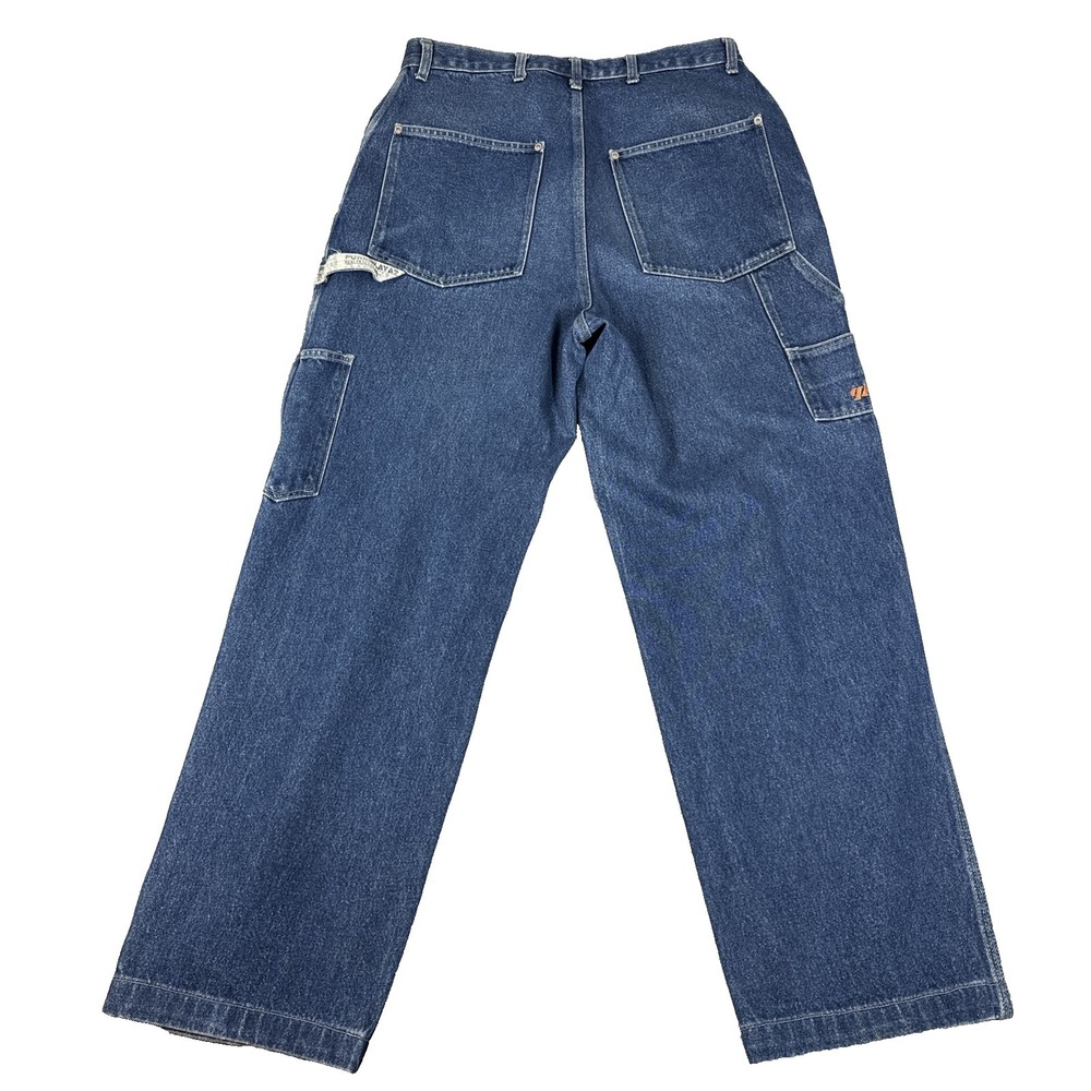 Pure Playaz Jeanswear Vintage Men's Baggy Carpenter Jeans 34X31 Button Fly Y2k